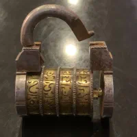 قفل رمزی عتیقه - کلکسیونی