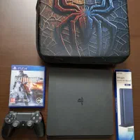 Ps4 slim با کلی وسایل و بازی