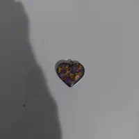 پلاک قلب در رنگ بنفش