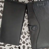 ست کیف پول چرم طبیعی