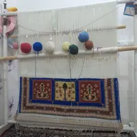 دار قالی نیمه بافت