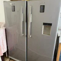 یخچال فریزر دوقلو رنگ سیلور سیلوان شیک و جادار