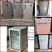 یخچال ایستکول ویترینی3 5 9فوت سفیدمشکی نقره ای