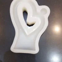 قالب سیلیکونی سنگ مصنوعی طرح قلب