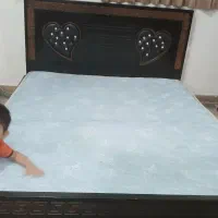 تختخواب دونفره با تشک رویال در حد نو|تخت و سرویس خواب|نظرآباد, شهرک سید جمال الدین|دیوار