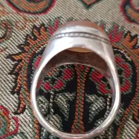 انگشتر قدیمی با نگین اصل یمنی|کلکسیون اشیاء عتیقه|شیراز, انجیر|دیوار