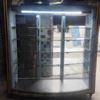 یخچال ویترینی سه درب استیل