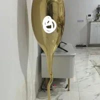 آباژور و گلدان طلایی|صنایع دستی و سایر لوازم تزئینی|تهران, شهرک چیتگر|دیوار