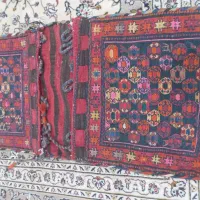 خورجین  کهنه|کلکسیون اشیاء عتیقه|میانه, |دیوار