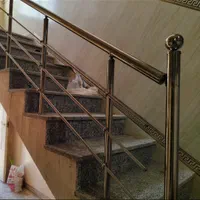 اجرای نرده استیل راه پله.پله گردون،دوجداره|خدمات پیشه و مهارت|ابهر, |دیوار