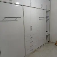 تخت خواب کابینت کمد دیواری|تخت و سرویس خواب|رودهن, |دیوار