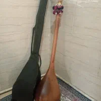 دمبوره ایبکی ساخت استاد خان محمد|سازهای سنتی|تنکمان, |دیوار