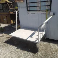 گاری چرخدار با تایر فرغونی فرمان ۳۶۰ درجه