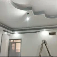 نقاشی ساختمان درب وپنجره نرده کناف تخته