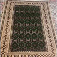 قالیچه و پشتی دستبافت ترکمنی