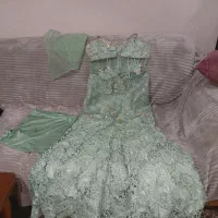 لباس مجلسی تمام سنگ کار شده