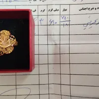 انگشتر طلا نو نو اصلا استفاده نشده