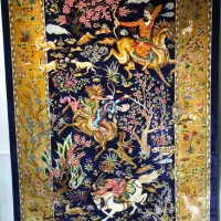 فرش ابریشم|فرش|تبریز, |دیوار