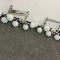 لوستر حبابی مولکولی۷عددی تمام استیل کاملا نو