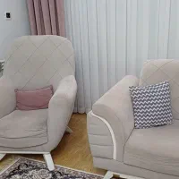 مبل هفت نفره پایه چوبی شهر پاوه|مبلمان خانگی و میز عسلی|پاوه, |دیوار