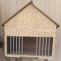 کلبه برای نگهداری پاپی و گربه و خرگوش ....