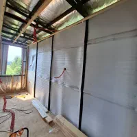 نصب و اجرا لمبه و ترمو نما و پارکت چوبی و PVC|مصالح و تجهیزات ساختمان|رشت, دیلمان|دیوار