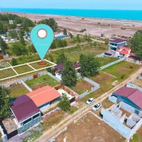 زمین ساحلی چسبیده به ساحل درمنطقه خوش آب وهواگیلان