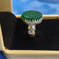 انگشتر عقیق سبز(خراسانی)|جواهرات|یزد, |دیوار