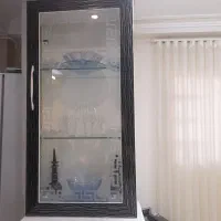 کابینت هایگلاس سفید + ویترین کاملا نو|مصالح و تجهیزات ساختمان|گرگان, |دیوار