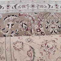فرش ماشینی ۱۲ متری کرمی رنگ