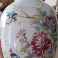 گلدان چینی گل برجسته