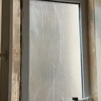 پنجره بالکن با شیشه