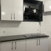 کابینت mdf نو وگاز صفحه ایی و هود نو