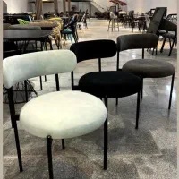 صندلی پلاستیکی تدی پایه مشکی ناهارخوری