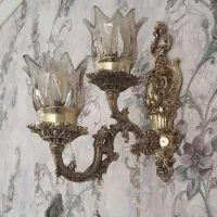 دیوارکوب کریستالی|لوستر و چراغ آویز|مشهد, کوثر|دیوار