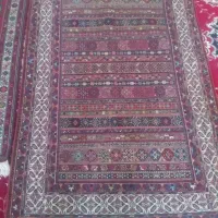گلیم سوزنی شیرکی پیچ|گلیم، جاجیم، گبه|سیرجان, |دیوار