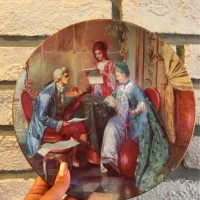 بشقاب های دیوار کوب طرح انگلیسی و فرانسوی|صنایع دستی و سایر لوازم تزئینی|گرگان, |دیوار