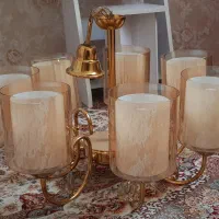 یک جفت لوستر ۷ شاخه یک جفت دیوار کوب|لوستر و چراغ آویز|مشهد, آزادشهر|دیوار