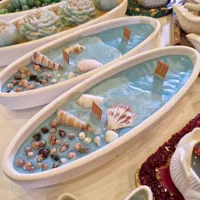 حراجی انواع شمع های دکوراتیو سنگی ،دریا ،کاکتوس