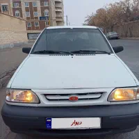 پراید مدل ۸۱ سفید دو لکه رنگ