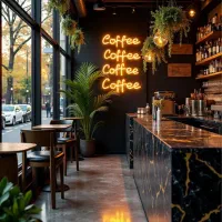 تعدادی کارگر ساده در کافه رستوران