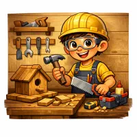 کارگاه چوب مخصوص نوجوان‌های خلاق