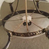 لوستر برنزی و دیوارکوب|لوستر و چراغ آویز|لاهیجان, رجایی|دیوار