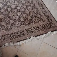 فرش ماشینی کرم قهوه ای ۶ متری