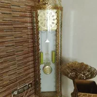 ساعت  ایستاده برنجی