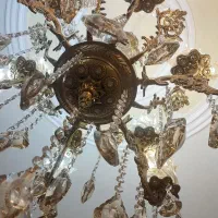لوستر برنز ۱۲ شاخه|لوستر و چراغ آویز|اردبیل, |دیوار