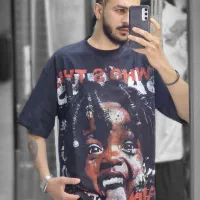 تیشرت چاپی باکسی