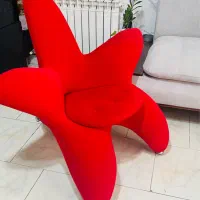 صندلی بدنه فلزی مخملی