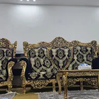 مبل سلطنتی ۹ نفره چوب گردو