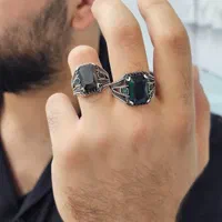انگشترنقره مردانه لوکس سیاه قلم ترک اسپورت عیار925|بدلیجات|تبریز, |دیوار